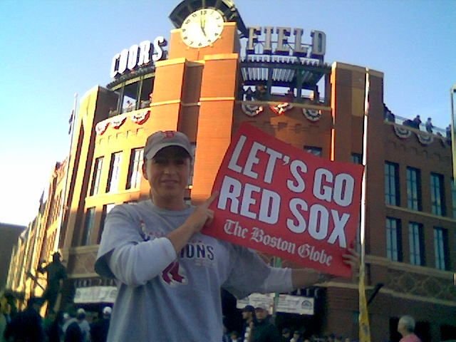 Jodi Outside Coor's Field