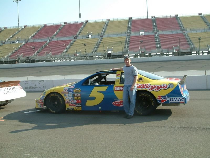 Eric Standing Next to #5