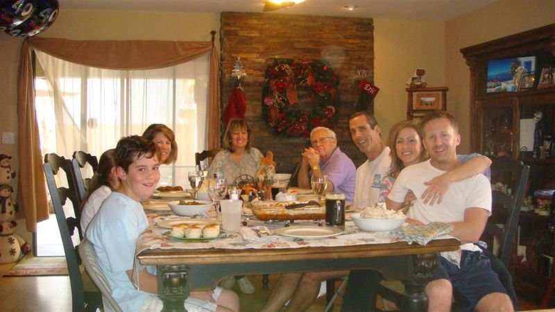 Family Picture - Thanksgiving Dinner