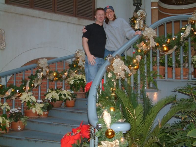 Eric & Jodi on Stairwell
