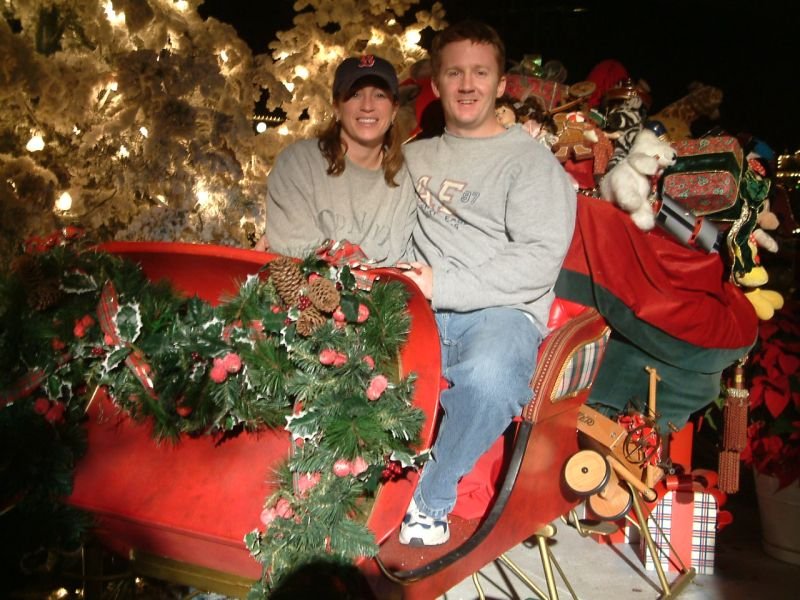 Us in the Sleigh