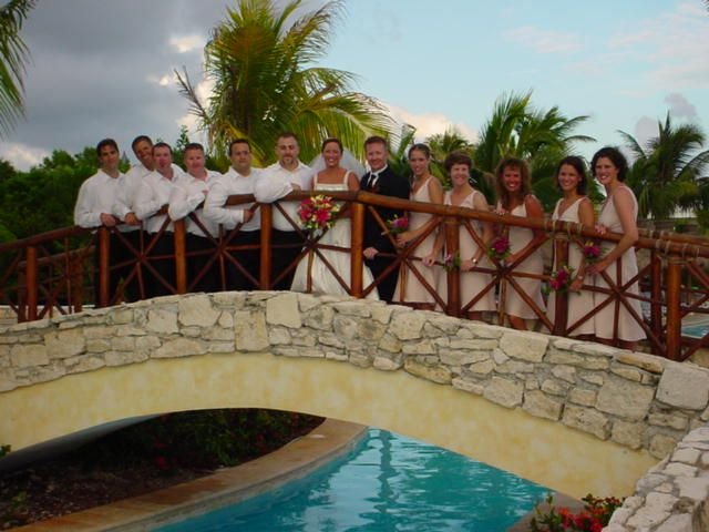 Wedding Party 

on Bridge