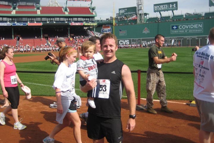 Trey & Daddy in Fenway 1