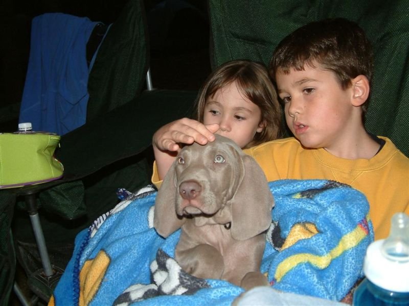 Keenan & Ella with Shadow