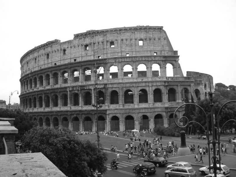 Coliseum (B&W)
