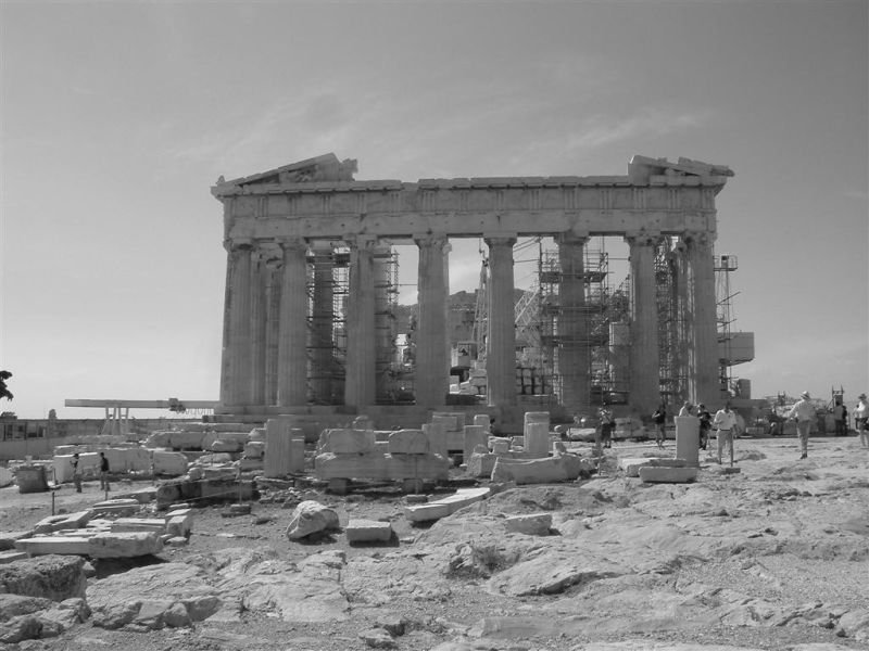Parthenon 1 (B&W)