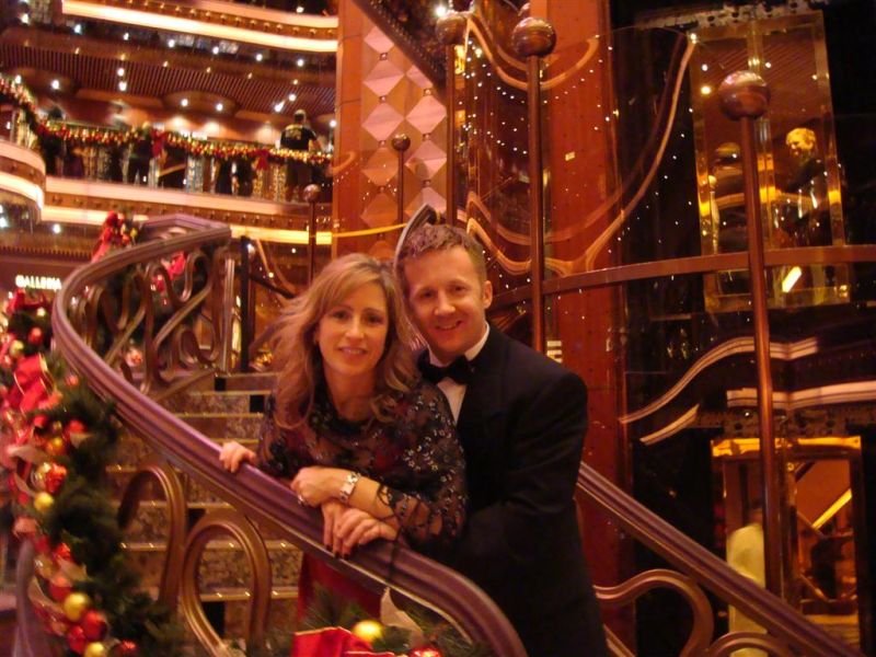 Jodi & Eric on Staircase 1