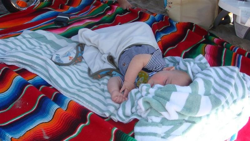 Snoozing at the Beach