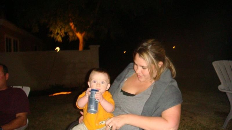 Trey & Brenda by the Fire