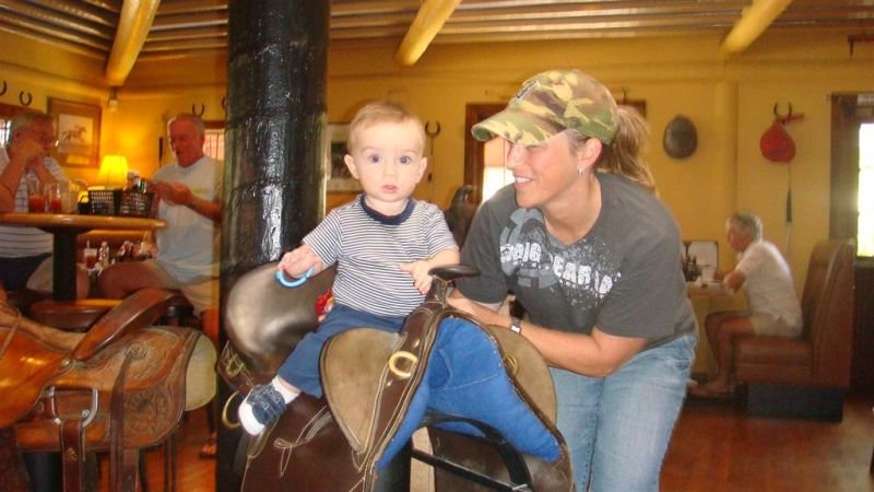 Trey in the Saddle