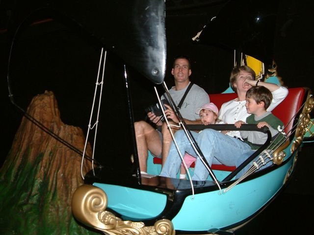 McDonald 

Family in Peter Pan Ride