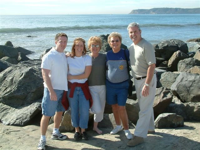 Eric, Jodi, Mom, Gram & Dad - Coronado